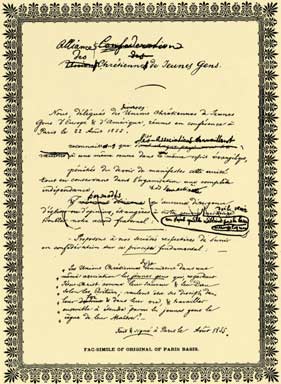 Historische Darstellung zur Pariser Basis