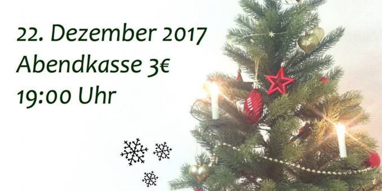 Kommt am 22.12. um 19.00 in die Apostelkirche!