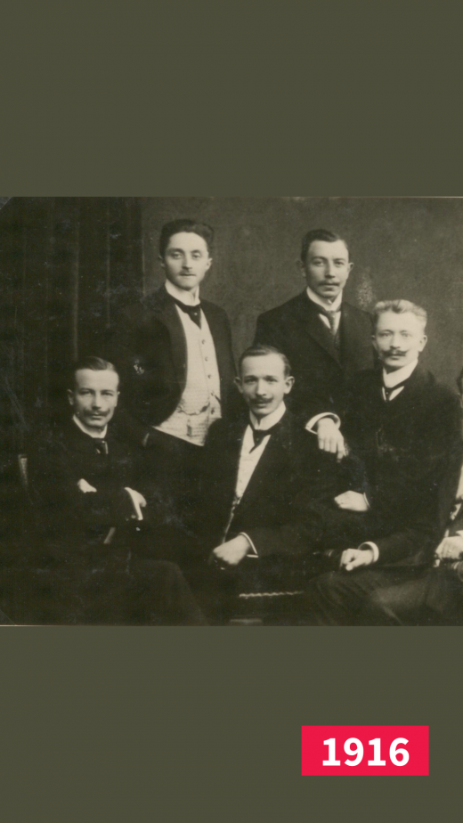 Historisches Gruppenbild aus dem CVJM Gütersloh 1916