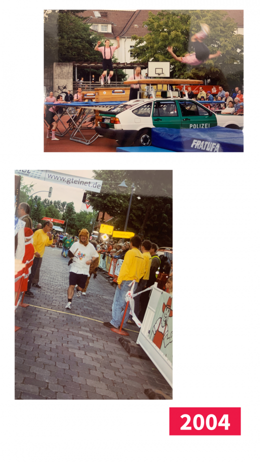 Stadtlauf und Turnshow des CVJM Gütersloh 2004