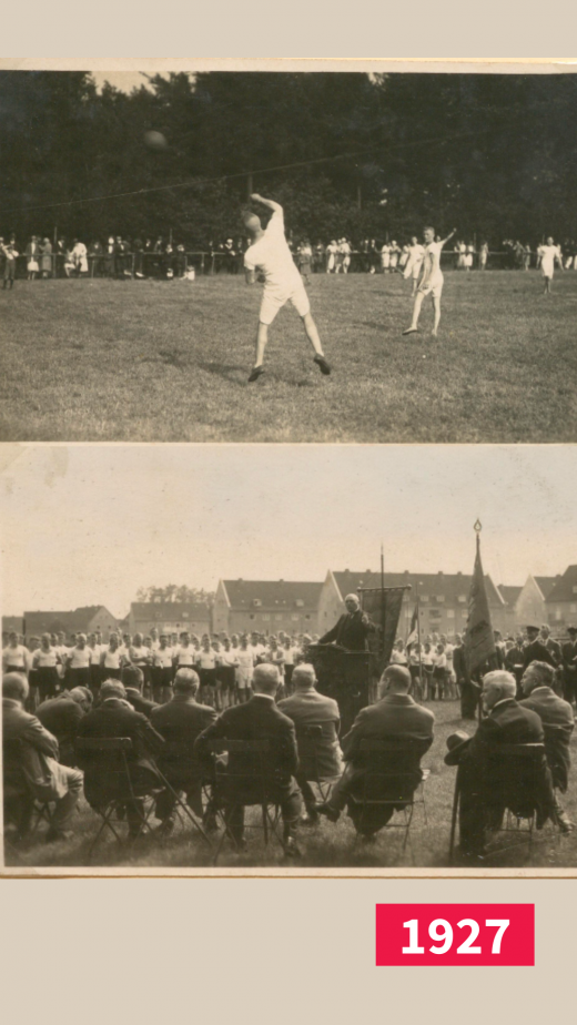 Sport und Festveranstaltung des CVJM Gütersloh 1927