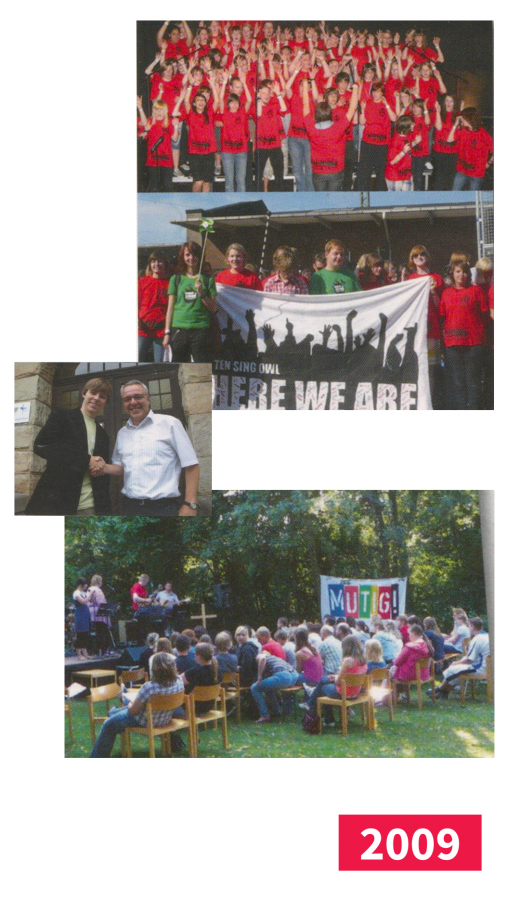 TEN SING und Gottesdienst im CVJM Gütersloh 2009