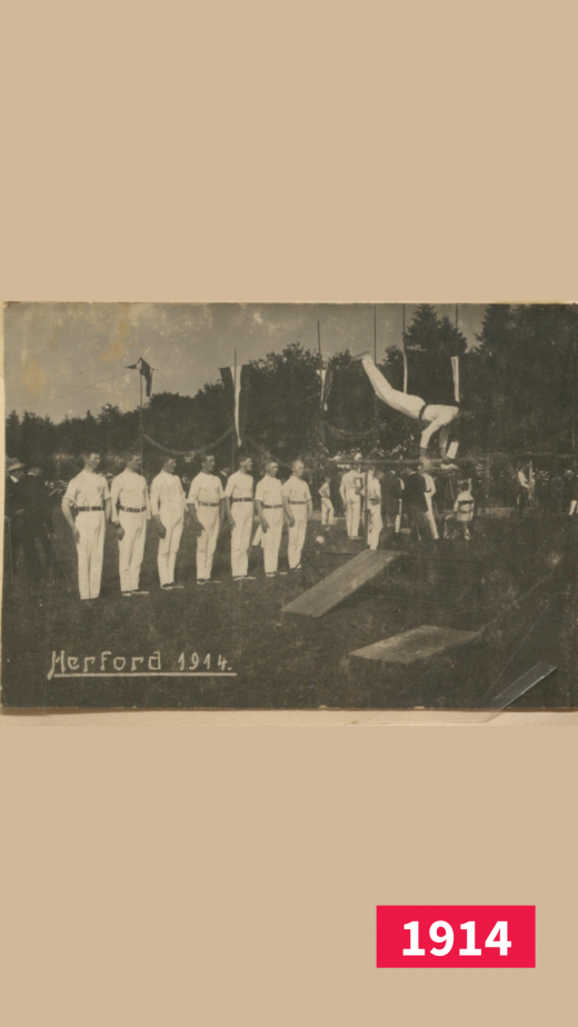 Sportfest mit CVJM Gütersloh in Herford 1914