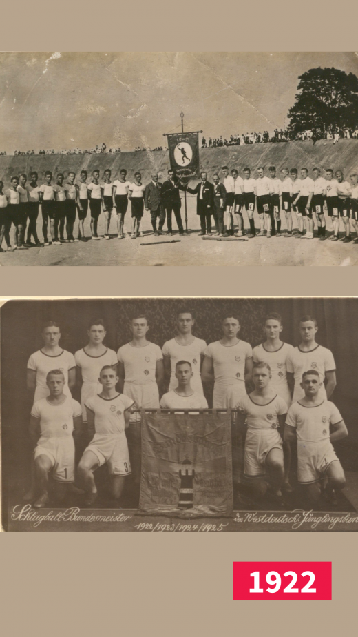 Schlagballteam des CVJM Gütersloh 1922