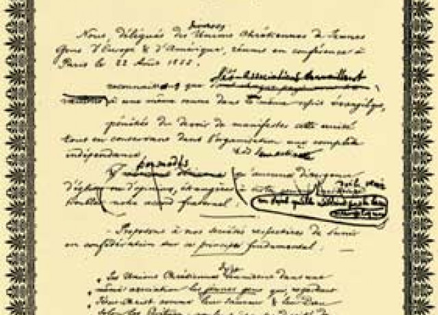Historische Darstellung zur Pariser Basis