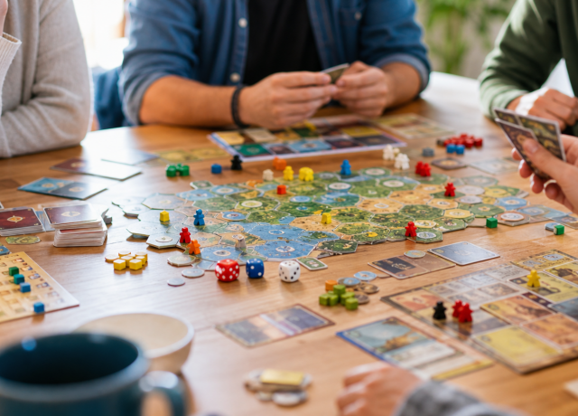 Brettspielrunde beim GeekOut