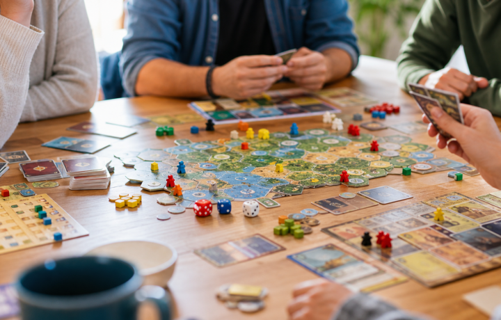 Brettspielrunde beim GeekOut