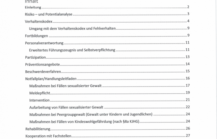 Schutzkonzept des CVJM Gütersloh